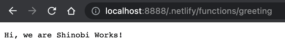 Netlify Funtionsのデモ